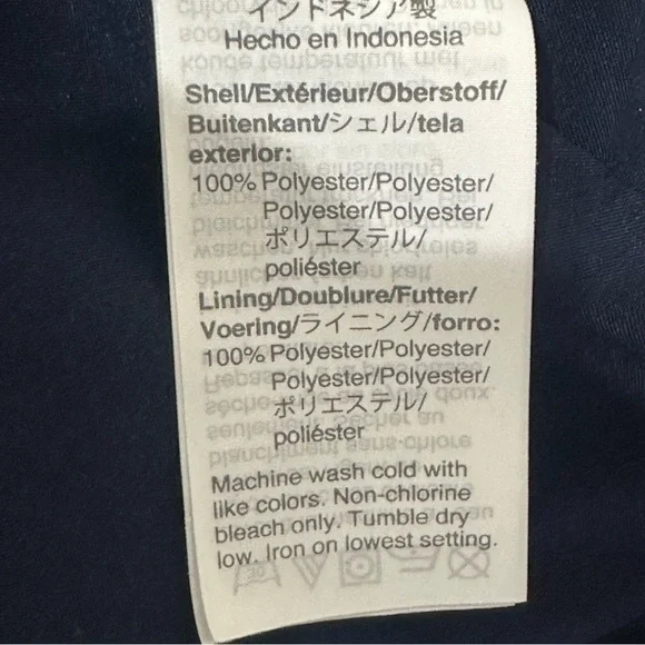 Madewell Flutter Sleeve Navy Sugar Dot Dress - Picture 8 of 8